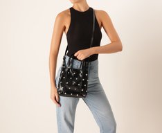 Bolsa Tote Pequena Megan Preta