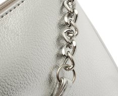 Bolsa Tiracolo Pequena Tóquio Prateada