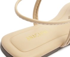Rasteira Slim Adorno Bege