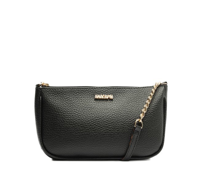 Bolsa Tiracolo Pequena Mix Preta