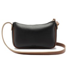 Bolsa Tiracolo Pequena Cápsula Preta