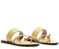 Rasteira Minimal Chic Amarela