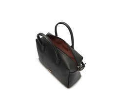 Bolsa Tote Média Arredondada Preta