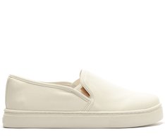 Tênis Slip On Sola Alta Liso Branco