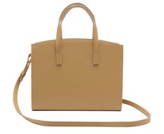 Bolsa Tote Grande Chaveiro Barbicacho Bege