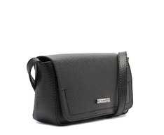 Bolsa Tiracolo Pequena Retangular Minimal Preta