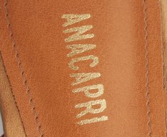 Sapatilha Slingback Salto Bloco Tiras Bronze