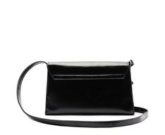 Bolsa Tiracolo Média Lisa Preta