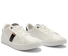 Tênis Pontilhado Basic Branco E Preto
