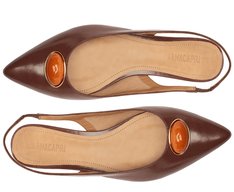 Sapatilha Slingback Pedraria Marrom
