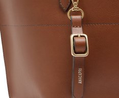 Bolsa Shopping Grande Chaveiro Marrom