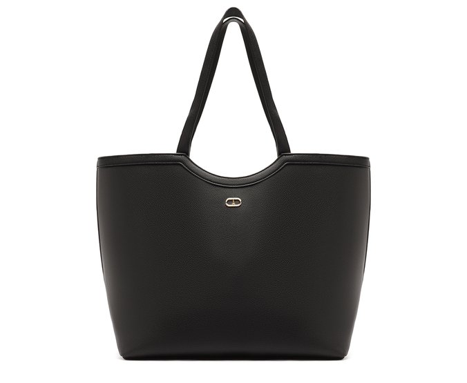 Bolsa Shopping Grande Lisa Preta