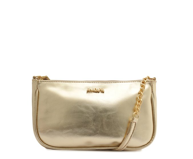 Bolsa Tiracolo Pequena Mix Dourada