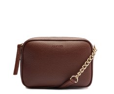 Bolsa Tiracolo Pequena Essencial Marrom