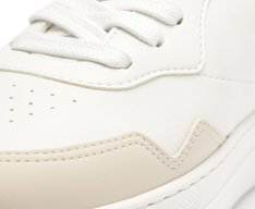 Tênis de Amarrar Nati Branco e  Rosa
