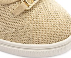 Tênis Knit Minimal Anacapri Bege