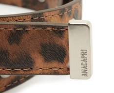 Cinto Fivela Ilhós Animal Print