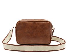 Bolsa Tiracolo Pequena Duetto Marrom