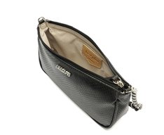 Bolsa Tiracolo Média Snake Preta