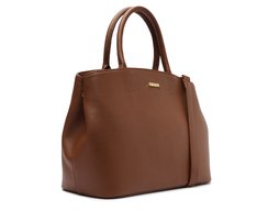 Bolsa Tote Grande Velvet Marrom