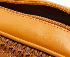 Bolsa Tiracolo Pequena Palha Marrom