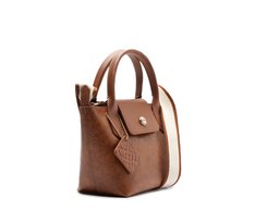 Bolsa Tote Média Estruturada Marrom