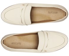 Mocassim Com Pala Aplicação A Branco