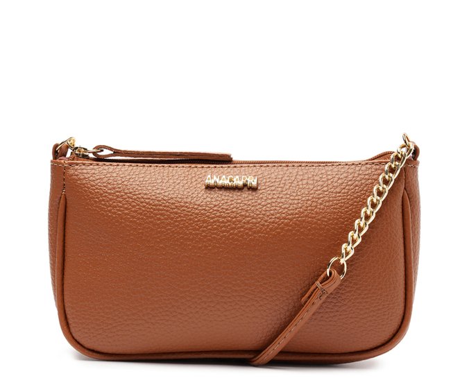 Bolsa Tiracolo Média Fun Marrom | Anacapri