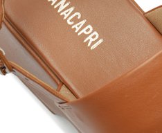 Sandália Plataforma Duas Tiras Mirela Marrom