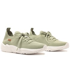 Tênis Sporty Malha Knit Verde