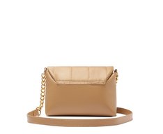Bolsa Tiracolo Pequena Matelassê Flufy Bege