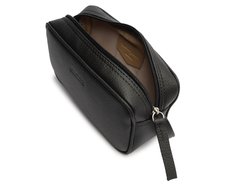 Bolsa Crossbody Média Preta Costura Ornamental