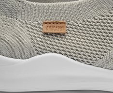 Tênis Slip On Streech Jogging Knit Cinza