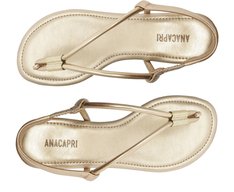 Sandália Slim Metal Comfy Salto Dourada