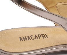 Sapatilha Slingback Bico Fino Prateada
