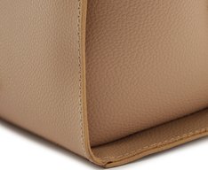 Bolsa Tote Média Croco Bege