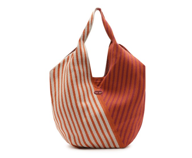 Bolsa Shopping Grande Bicolor Bege