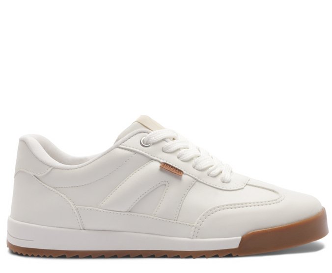Tênis AC1119 Retrô com Cadarço Duplo Branco
