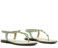 Sandália Slim Elástico Comfy Verde