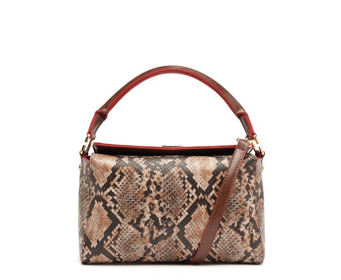 Bolsa Tiracolo Média Quadrada Animal Print