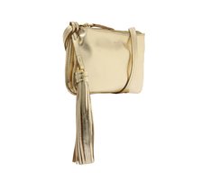 Bolsa Tiracolo Média Tassel Charme Dourada