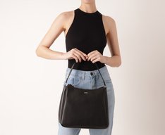 Bolsa Shopping Grande Alça Única Preta