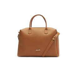 Bolsa Tote Média Arredondada Marrom