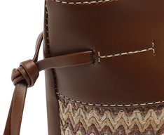 Bolsa Shopping Grande Natural Palha Marrom