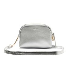 Bolsa Tiracolo Pequena Soft Prata