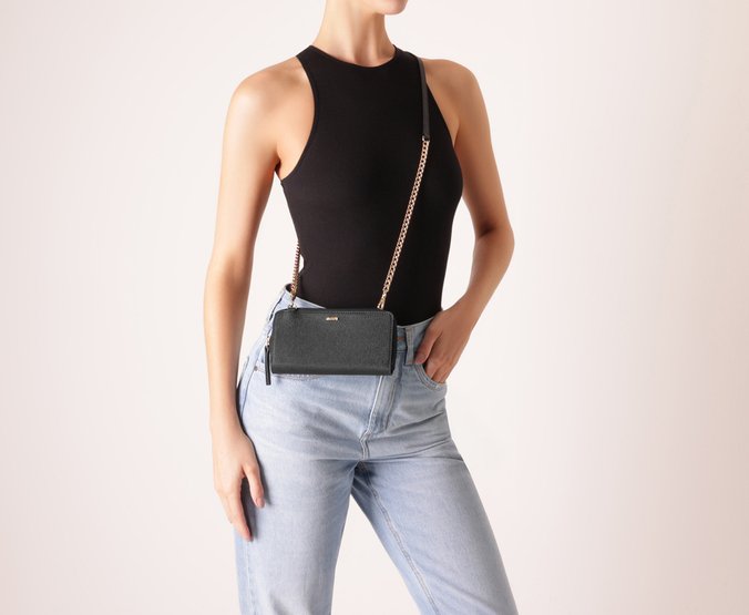 Carteira Clutch Preta