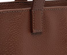 Bolsa Shopping Grande Sofisticada Marrom