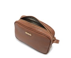 Bolsa Tiracolo Pequena Palha Marrom