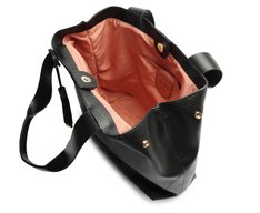 Bolsa Shopping Grande Pingente Preta