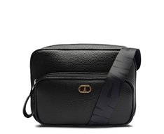 Bolsa Tiracolo Média Gorgurão Estação Anacapri Preta